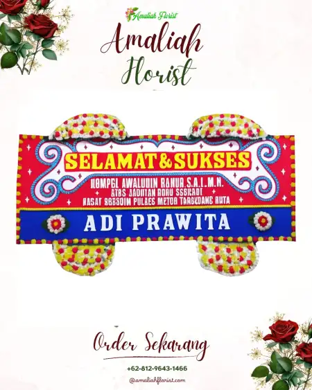 Papan Bunga Ucapan Selamat Keluang